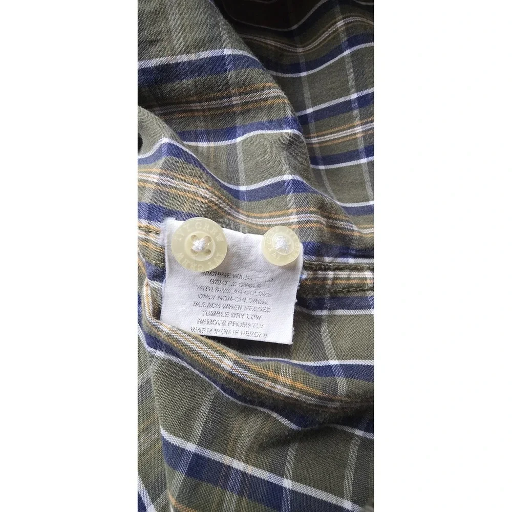 Ivy Crew Mens‎ XL Long Sleeve Button Down Green Check Shirt